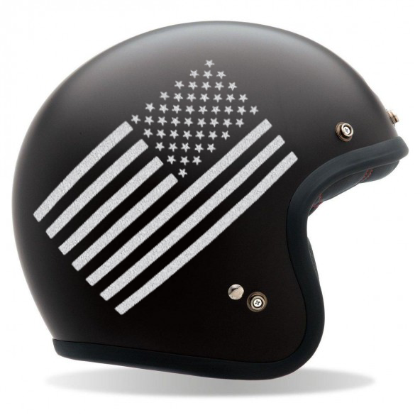 American Flag Vinyl Decals, Reflective Silver, 2-Pack