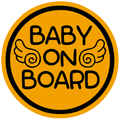 Baby on Board Car Magnet, Baby Angel Design