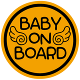 Baby Angel - Baby on Board Magnet Decal Safety Caution Sign for Car Windows