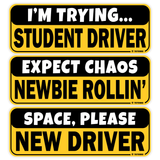 Student Driver Magnet for Car (3 Magnet Set)