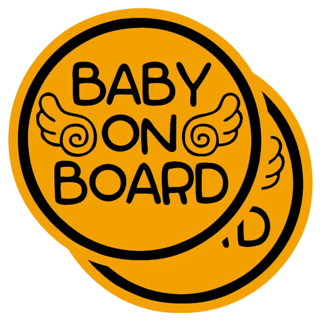 Baby on Board Car Magnet, Baby Angel Design