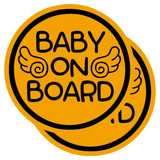 Baby Angel - Baby on Board Magnet Decal Safety Caution Sign for Car Windows