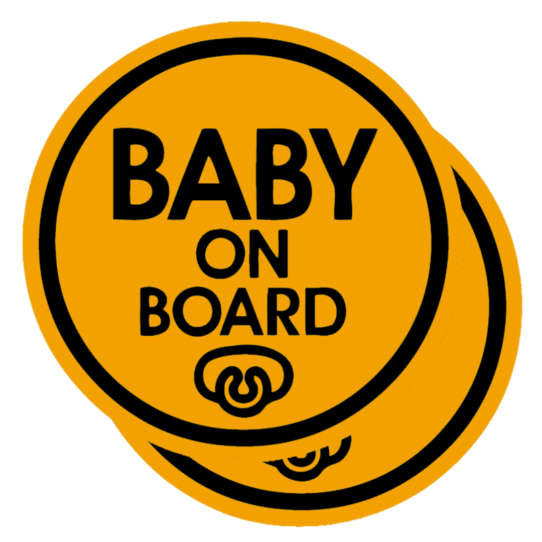 Baby on Board Car Magnet, Baby Pacifier Design