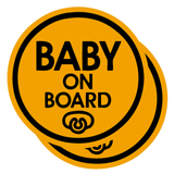 Baby Pacifier - Baby on Board Magnet Decal Safety Caution Sign for Car Windows