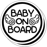 Baby Angel - Baby on Board Sticker Decal Safety Caution Sign for Car Windows