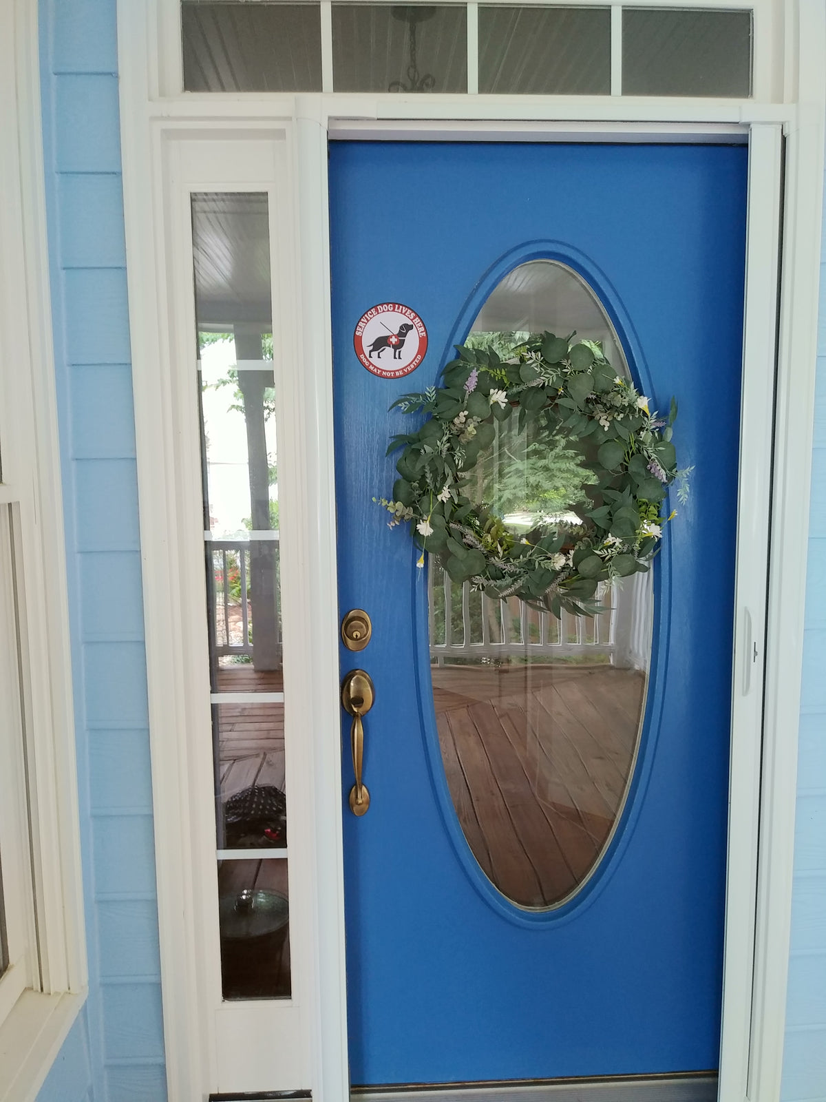 Service Dog Home and Vehicle Notice Stickers, 2-Pack