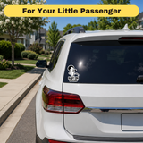 Peeing Boy Baby on Board Sticker - Funny Cute Safety Caution Decal Sign for Cars Windows and Bumpers
