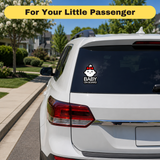 Sleeping Baby Girl - Baby on Board Sticker Decal Safety Caution Sign for Car Windows