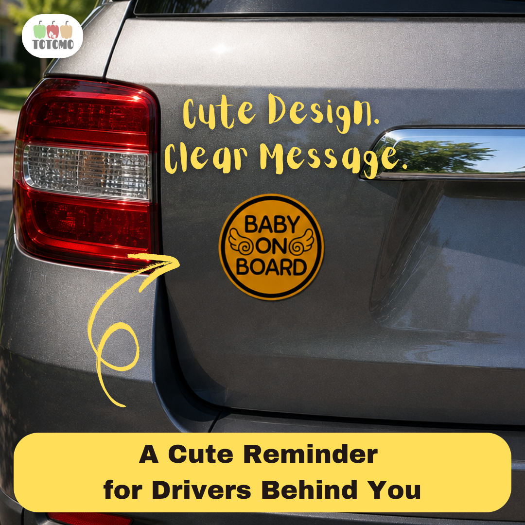 Baby on Board Car Magnet, Baby Angel Design