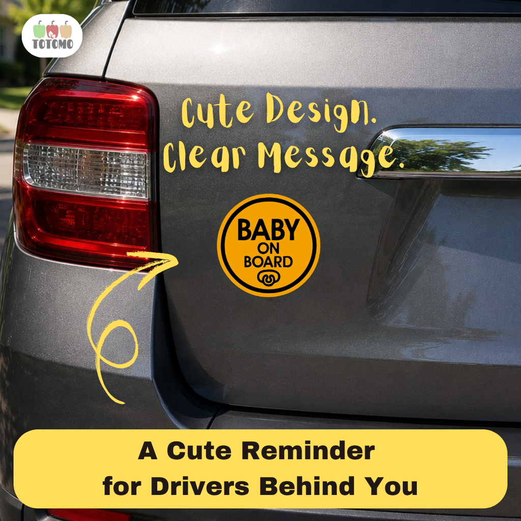 Baby on Board Car Magnet, Baby Pacifier Design