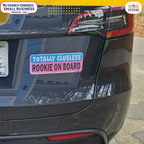 Funny Student Driver Car Magnets, Pastel, 3-Pack