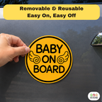 Baby on Board Car Magnet, Baby Angel Design