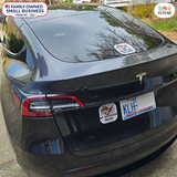 Superhero Baby on Board Sticker Set, 2-Pack Car Safety Decals “Baby on Board” + “My Superhero Inside”