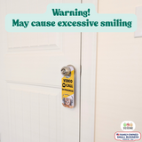 Do Not Disturb Door Knob Hanger Sign, Video Call In Progress / Recording In Progress, Dog & Cat Pet