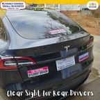 Funny Student Driver Car Stickers, Pastel, 3-Pack