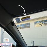 Double Sided - 8pc GPS Tracking Anti-Theft Car Vehicle Warning Sticker