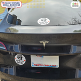 Baby on Board Sticker Set, 2-Pack Funny Car Decals “Baby on Board” + “My Boss Inside”