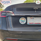Baby on Board Sticker Set , 2-Pack Pastel Rainbow Car Decals “Baby on Board” + “Princess Inside”