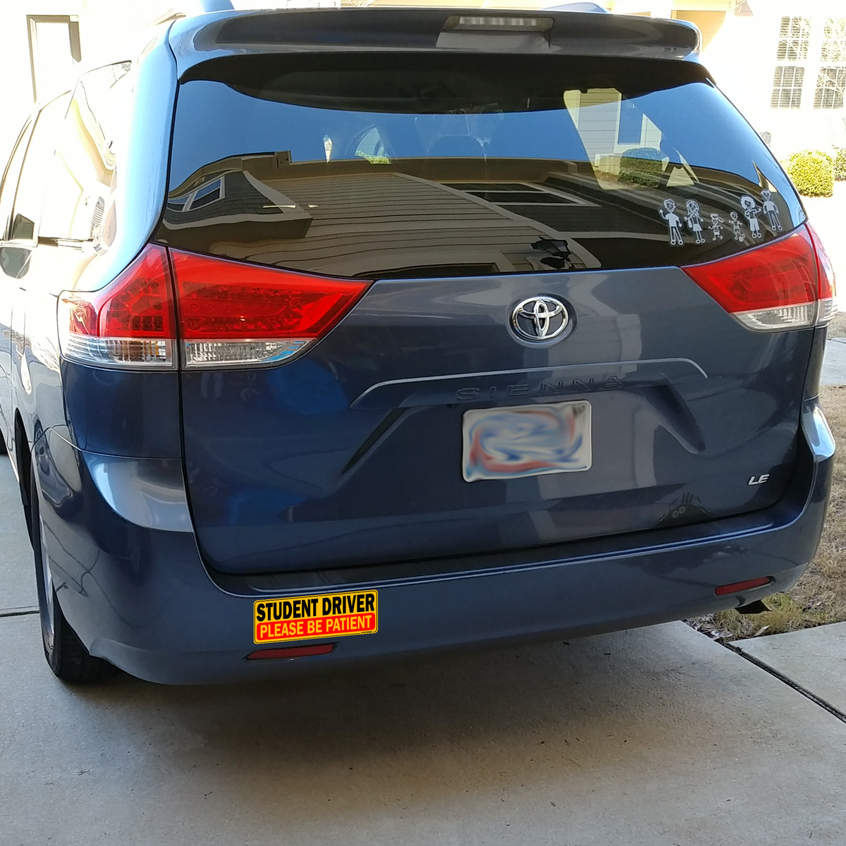 Student Driver Stickers and Window Clings, 4-Pack
