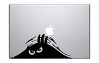 Scary Eyes Peeking Monster Car Decal