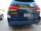 Caution Frequent Stops Reflective Vehicle Signs, Black