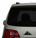 Cute Eyes Peeking Monster Car Decal, Black, 8 × 3.2 Inches