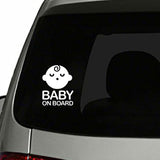 Sleeping Baby Boy - Baby on Board Sticker Decal Safety Caution Sign for Car Windows