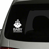 Sleeping Baby Girl - Baby on Board Sticker Decal Safety Caution Sign for Car Windows