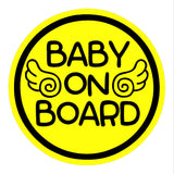 Baby Angel - Baby on Board Magnet Decal Safety Caution Sign for Car Windows