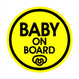 Baby Pacifier - Baby on Board Magnet Decal Safety Caution Sign for Car Windows