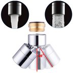 Swivel Faucet Aerator, Chrome, 40° Angle