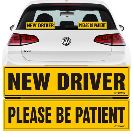 Sticker - [New Driver] [Please be Patient] (2pc Set)