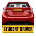 Reflective Student Driver Car Magnets, 12 x 3 Inches, 1-Pack