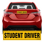 Reflective Student Driver Car Magnets, 12 x 3 Inches, 1-Pack