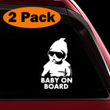 Baby on Board Sticker Decal Safety Caution Sign for Car Windows - Carlos from The Hangover funny decal bumper stickers