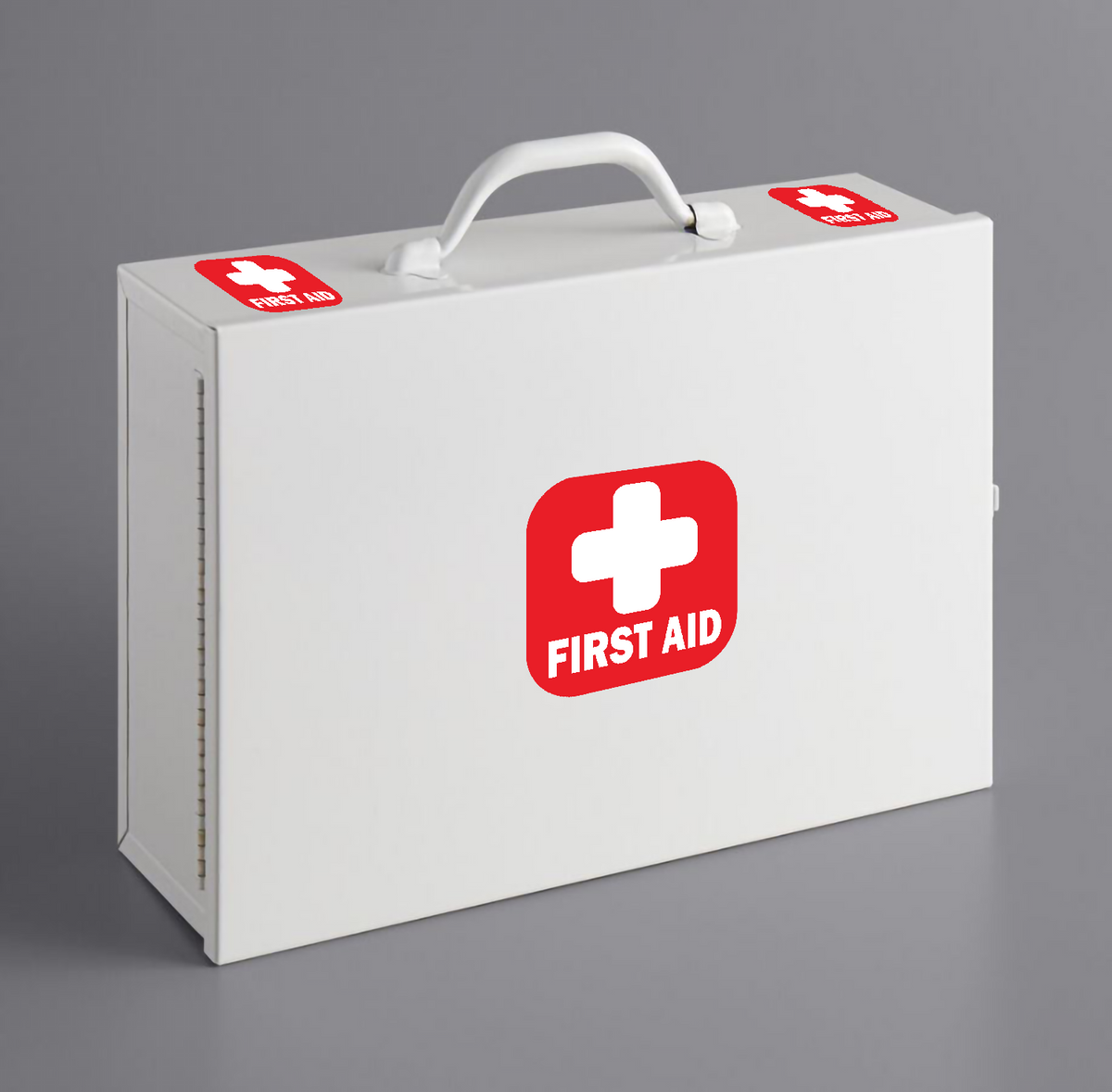 Reflective First Aid Kit Sign Stickers, 12-Pack